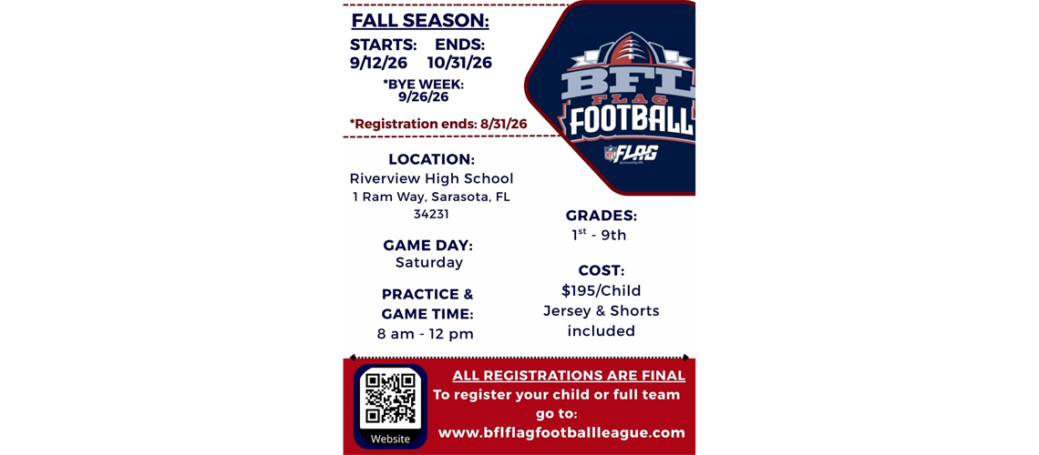 2026 BFL Flag Football Fall Season
